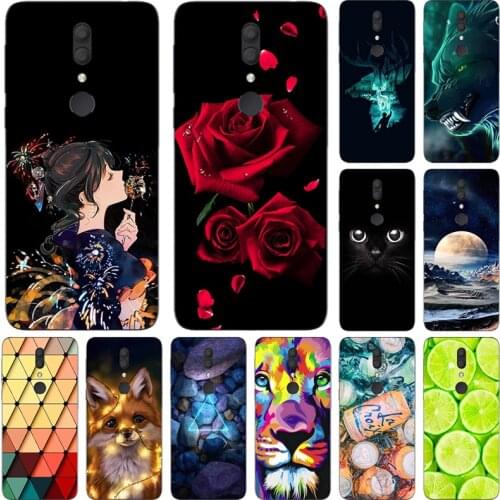 Fashion Printed Case For Alcatel 3 2019 5053 Alcatel3 3L 2019 Cover Cool Cute Animal Flower soft silicone Phone Case