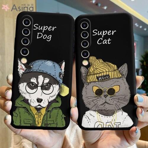 ASINA Fashion Case For Xiaomi Mi10 11 9 8 Case Official Original Liquid Silicone Cover For Xiaomi Redmi Note 10 9 8 7 Fundas Dog