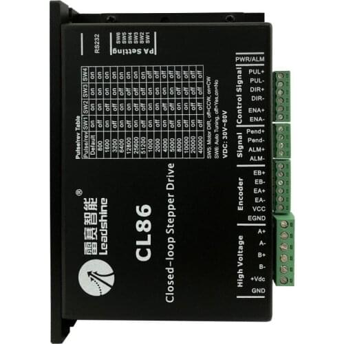 CL Series CL86 CL86H Nema 34Close Loop Stepper Motor Driver 2-Phase Match with 86CME Series Motor Replace HBS86H