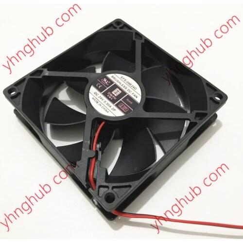 DWPH EFS-09E24D DC 24V 0.3A 90x90x25mm 2-wire Server Cooling Fan