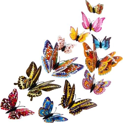 F Edison Design Butterfly Refrigerator magnet- Garden Butterfly- Fridge Magnets for Art Decoration, DIY Projects