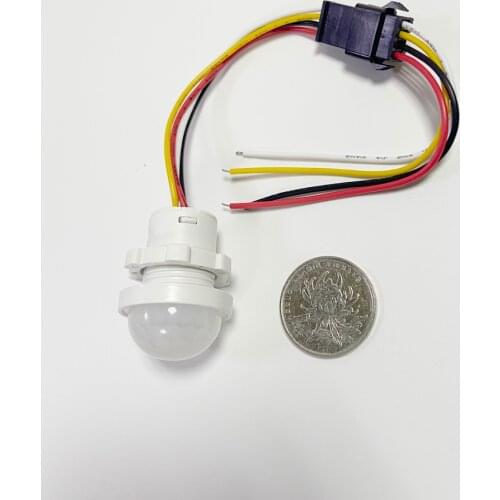 Indoor Wire Infrared Detector Mini 12Vdc Ceiling PIR Motion Sensor Output Signal Built-in Style Lmap Switch Security Alarm