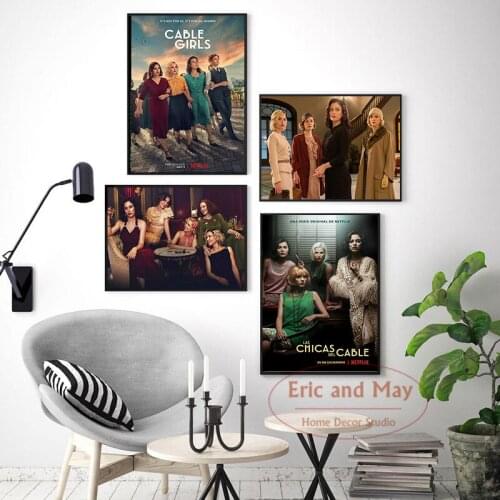 Cable Girls Movie Posters And Prints Wall Art Canvas Pictures Painting New Vintage Style Room Decoration Aesthetic Affiche