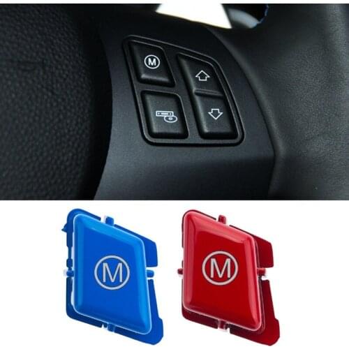 Car Steering Wheel M Mode Button Switch Replacement Cap Sports Fit For BMW 3 Series M3 E90 E92 E93 2007-2013 Auto Accessories