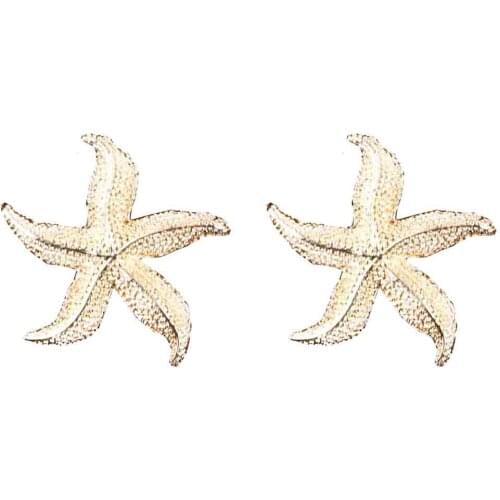 Fashion Individual Character Of BOHO Ethnic Wind Acts Role Ornament Hollow Out Water Drop Shape Alloy Oil Starfish Earrings