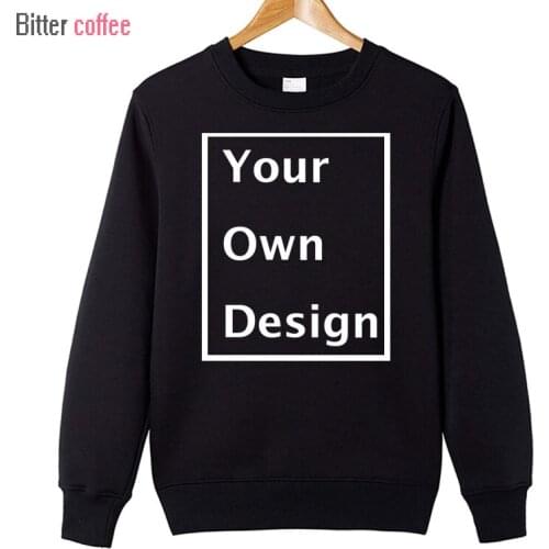 NEW Customized Mens Hoodies Print Your Own Design High Quality Breathable Cotton Sweatshirts For Men Plus Size XS-2XL