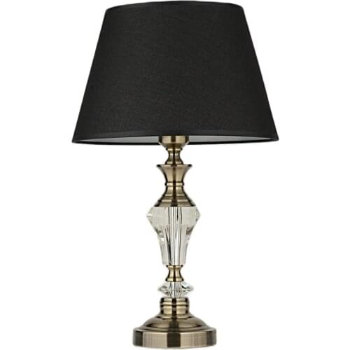 Hmydesign New Season Fashion Trend Gift Accessories Bedroom Living Room Office Home Table Metal Foot Vertical Lampshade Black Diamond