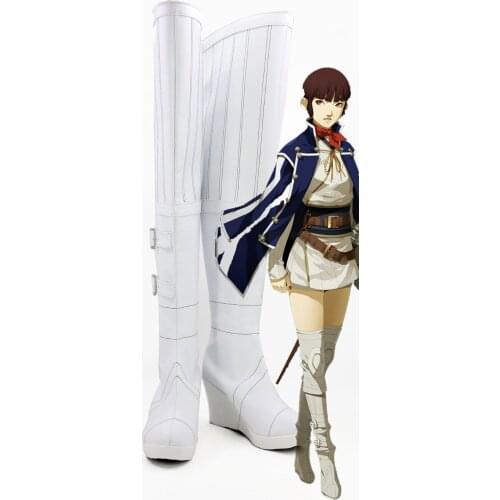 Game Shin Megami Tensei IV Cosplay Long Boots Shoes Custom Made