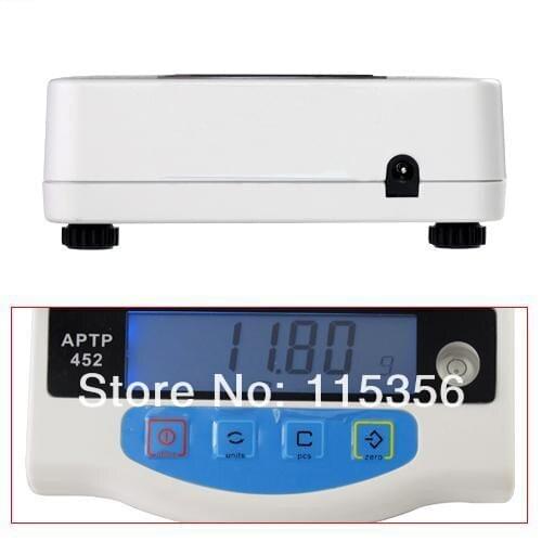 Precision 1KG x 0.01g electronic bench scale APTP452 Jewelry diamond Gold weighing digital kitchen scale