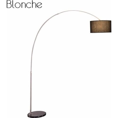 Stainless Steel Floor Lamp Fishing Standing Lamp Creative Light Fixtures for Living Room Bedroom Study Home Decor Floor Lighting