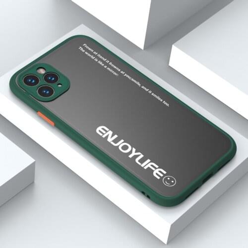 Ultra-thin Hybrid Simple Matte PC Phone Case For iPhone 12 11 Pro Max SE XSmax XR XS X 8 7 6 Plus Protection Cover