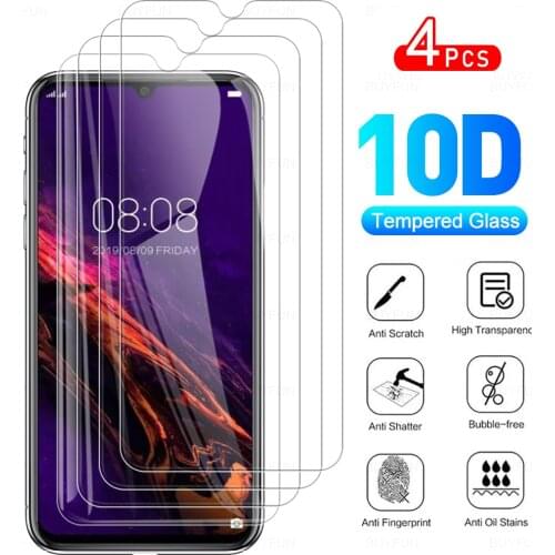 4Pcs Full Cover Protective Glass For DooGee N20 Tempered Glas For DooGeeN20 DooGee N 20 MT6763V 6.3" Phone Screen Protector Film
