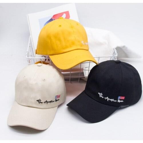 Hat Female Summer Korean-Style Bending Eaves Letter Embroidered Hat Students Street Fashion Baseball Cap Unisex