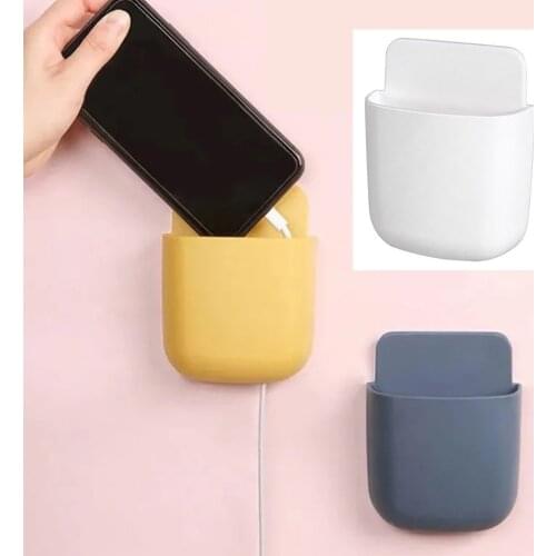 1 Pcs Hanging Cell Phone Holder Charger Adapter Folding Wall Charging Holder For Xiaomi Iphone Mobile Phone Accessories