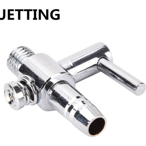 1PC JETTING Thread Stainless Steel Aquarium Air Flow Distributor Lever Control Valve