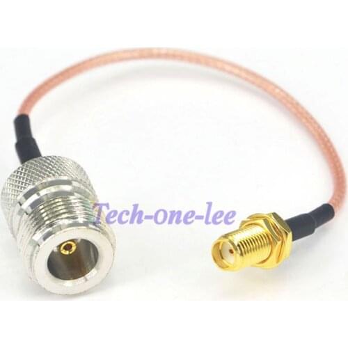 10 piece/lot 6" RF SMA Female Jack Switch N Female Connector Pigtail Cable RG316