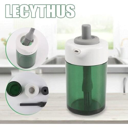 2 in1 Oil Dispenser Bottle With Brush Design Convenient Liquid Seasoning Bottle for Kitchen TS2 Press type BBQ silicone brush