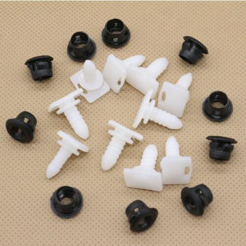 20pcs Door Pannel Clips Trim Mountings Grommet Clamp for VW Golf Jetta Corrado RJ-715-T