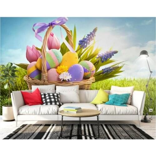 3d wall murals wallpaper for living room Cartoon cute egg background wall children room decor photo wallpaper for walls 3 d
