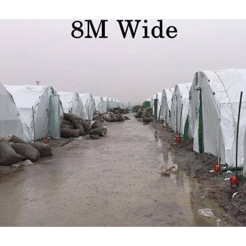 8M Wide Garden Plastic Film Thickened Black and White Film Outdoor High Quality Keep Warm Sun Shade Film