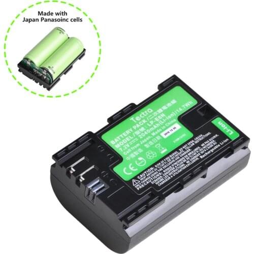 1pcs 2040mAh LP-E6N LPE6 lpe6n battery for Canon EOS 5D Mark IV 5D2 5DS R Mark II 2 III 3 6D 60D 60Da 7D 7D2 7DII 70D Battery