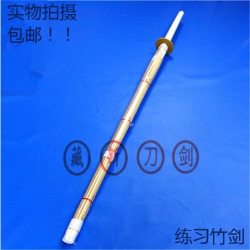 Bamboo sword katana cosplay prps Japanese Bushido practice sword weapons shipping free