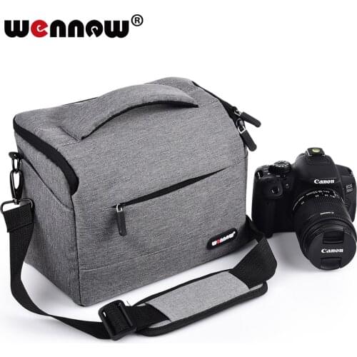 Wennew Coffee Gray Photo Cover DSLR Waterproof Camera Bag SLR Case for Nikon Z7 Z6 D3500 D5600 D5500 D5300 D5200 D5100 D5000