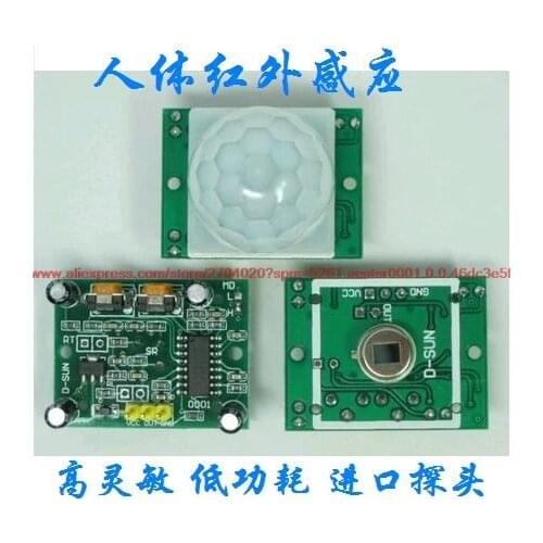 HC-SR501 human body infrared sensor module 100 pieces/lot