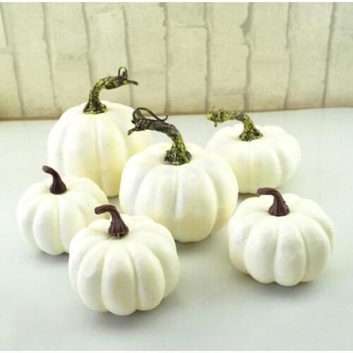 Artificial Photo Prop Pumpkin Simulation Prop Halloween Ornament Supplies, Small Pumpkin Mixed