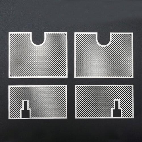 4Pcs Metal Protective Net Armored Guard Plate for 1/16 Heng Long German Tiger 3818 RC Tank DIY Accessory Parts