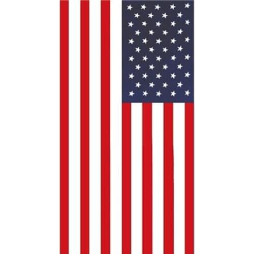 Fashion USA US American Flag Beach Travel Towels United States Stars Stripes Flag Swimming Shower Gym Towels Adult Caming Gifts