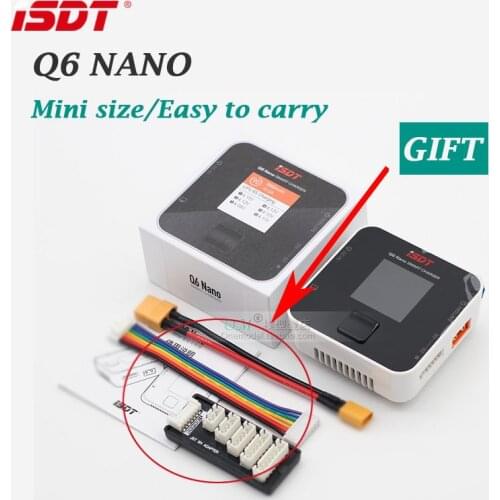 NEW ISDT Q6 Nano BattGo 200W 8A Colorful Pocket Battery Balance Charger for 1-6S Lipo Battery for RC FPV Drone