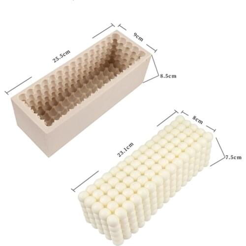 NEW Silicone Candle moulds 3D Jumbo Large Rectangle Square Mould Making Concrete Pyramid Rubik Round Ball Baking Chocolate mold