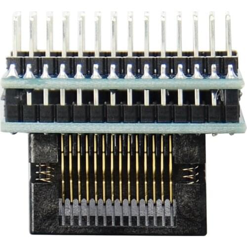 Original Upmely SOIC28 SOIC 28 SOP28 TO DIP28 Programmer Adapter Socket Body Width 7.5MM 300MIL IC SOCKET CONVERTER Test Chip