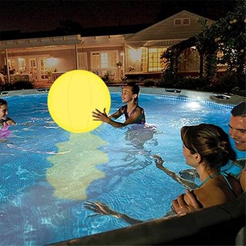 Beach Ball,led Light Unit With Remote Control 24'' Pool Toy W/ Remote Control 16 Colors Lights And 4 Light Mode Pool Accessories