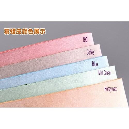 Fog wax skin wax head leather cowhide leather handmade diy leather 1mm thickness