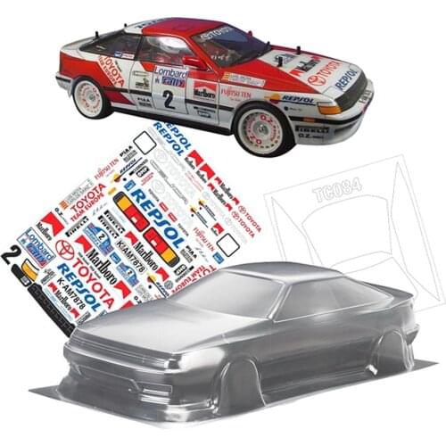 Team C Toyota Celica GT-Four Toys Model PC Clear Body 258MM Wheelbase For 1/10 Rc Drift Car Flat Sport On-Road Electric Cars