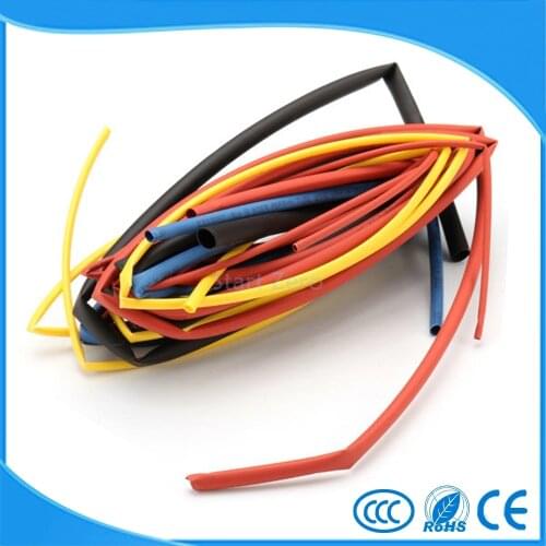 126cm Heat Shrink Heatshrink Tube Tubing Wraps Wire Electronic Insulation Materials Kit 1mm 1.5mm 2.5mm 3mm 4mm Popular
