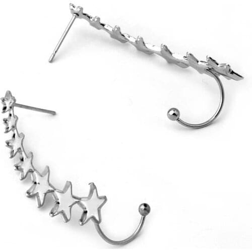 Stainless Steel Earrings Post Base Settings Star Bezels Expoy Cabochons Clips Earrings DIY Findings Jewelry Making No Fade