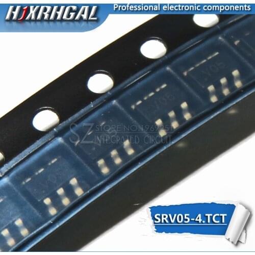 10pcs SRV05-4.TCT SOT23 SRV05 (Code: V05) SOT23-6