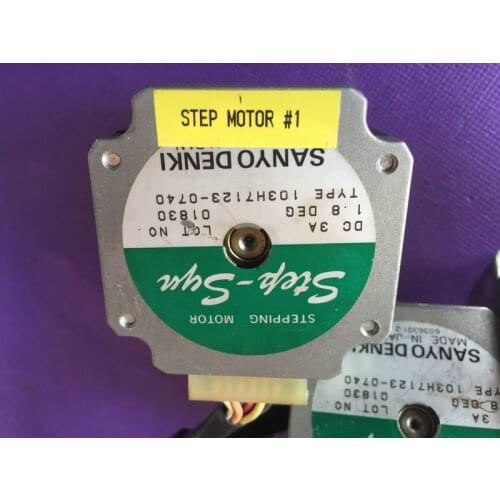 103H7123-0740 stepper motor used in good condition . 80% appearance new , good working , free shipping