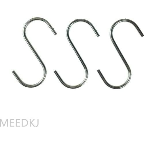 5pcs kitchen clothes S hook metal iron large medium small S hook S hook s shape hook