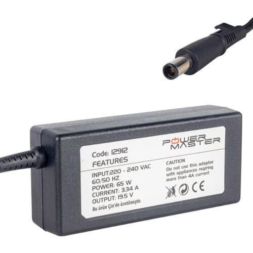 POWERMASTER NOTEBOOK ADAPTER FOR DELL 19.5V/3,34A 7.4*5.0 END