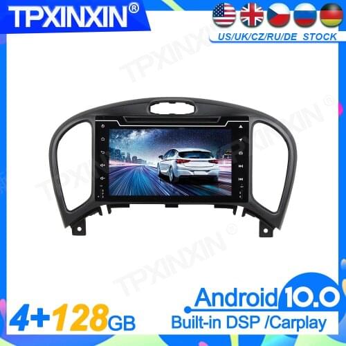 128G Android10.0 For Nissan Juke 2004 -2016 Head Unit Car Multimedia Player Auto Radio Tape Recorder GPS Navigation DSP IPS 2Din