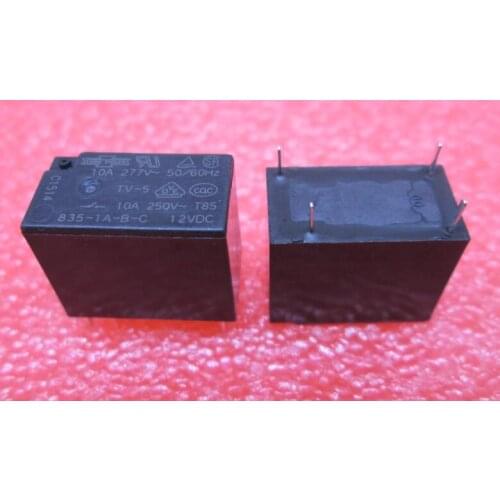 HOT NEW relay 835-1A-B-C-12VDC 835-1A-B-C 12VDC 8351ABC 835-1A-B 835-1A 12Vdc 10A DIP4 20pcs/lot