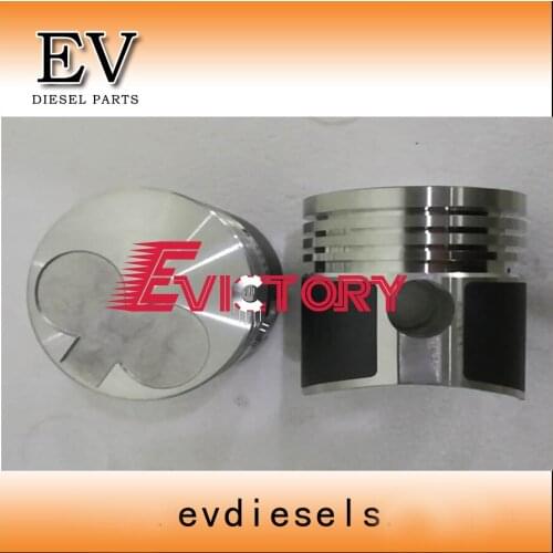 Engine repair kit K3D piston and piston ring set for Mitsubishi K3D engine