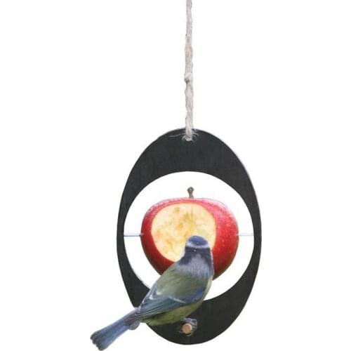 Bird Feeder, Portable Wall-Mounted Food Container Bird Feeding Apparatus for Apple Orange