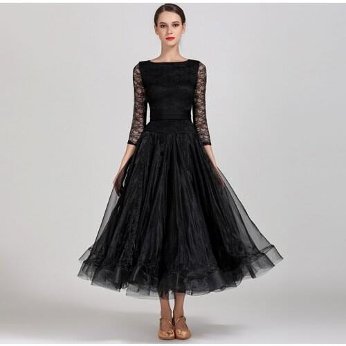 Modern Dance Costume Women Ladies Dancewear Waltzing Tango Dancing Dress Ballroom Costume Evening Party Dress