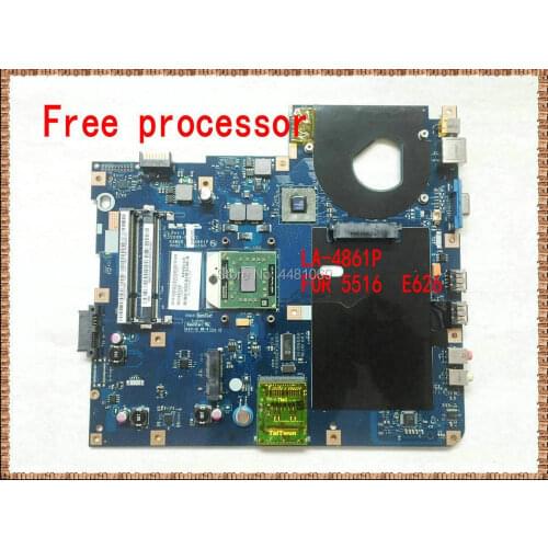 For Acer aspire E625 5516 5517 5532 Laptop Motherboard E626 MBPGY02001 MB.PGY02.001 NCWG0 LA-4861P Mainboard Free CPU