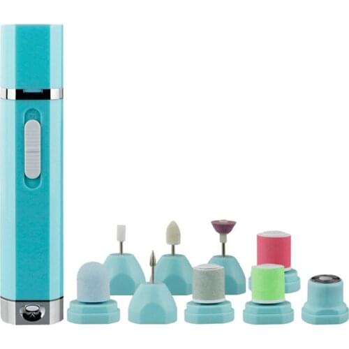 9 in 1 Multi-Function Nail Polisher Nail Tool Nail Polish Polishing Manicure Shaving Machine Grinding Foot